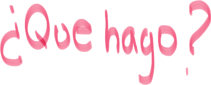 ¿Qué hago?